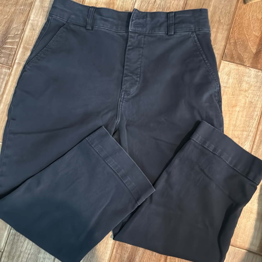 Everlane Navy Wide Leg Crop - Size 12